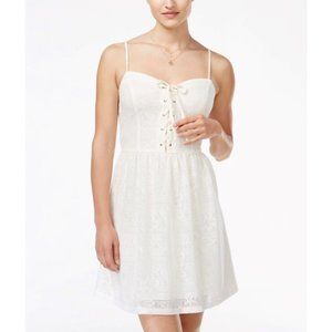 BeBop Crochet Lace Sweetheart Dress Junior XL (M)